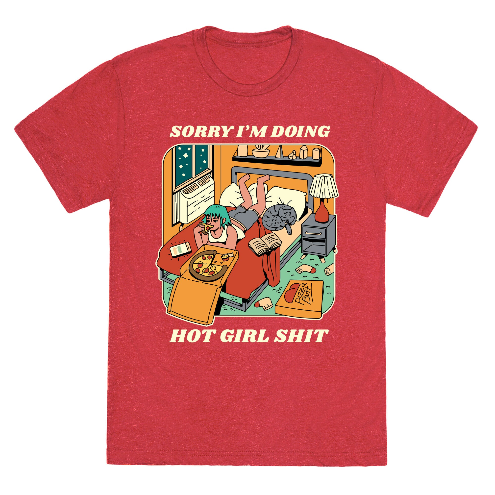 Sorry I'm Doing Hot Girl Shit  Unisex Triblend Tee